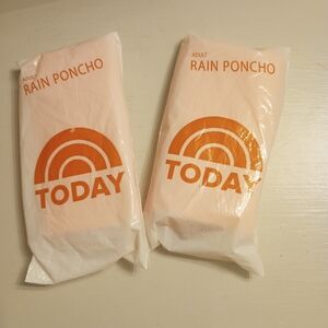Today Show Rain Poncho Bundle Of Two NWT